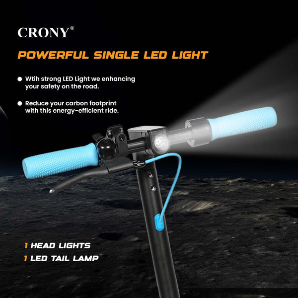 CRONY M365 Foldable Electric Scooter, Lightweight Commuter Scooter for Adults Kids, 250W Motor, Smart App Control, 25-45KM/H Max Speed, 10-25KM Range