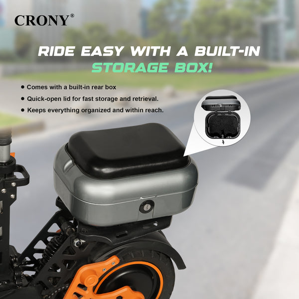 CRONY M5 Pro Electric Scooter for Adults Kids 1500W High-Speed E-Scooter with Bluetooth Speaker App Connectivity IPX4 120KG Max Load