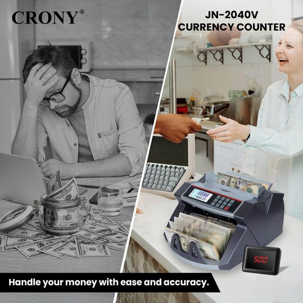 CRONY Banknote Verifiers JN-2040V Money Counter machine