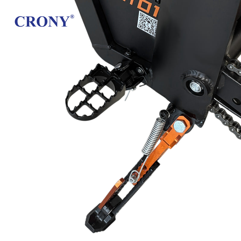 CRONY Wish-01 Electric Dirt Bike, 1500W Motor, 48V 25Ah Battery, 50-70 KM/H Max Speed, 45-60 KM Range, Dual Suspension, Front & Rear Disc Brakes, Off-Road Tires, LED Headlight, Mobile Holder