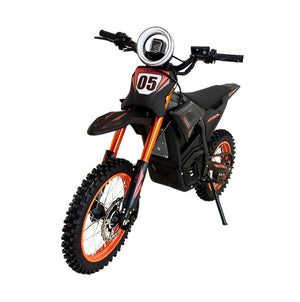 CRONY -01 Premium Electric Off-Road Dirt Bike – 2500W Motor, 48V 24Ah Battery, 68KM/H Speed, Dual Suspension, Disc Brakes, LED Headlamp, Bluetooth Speaker & Phone Holder.