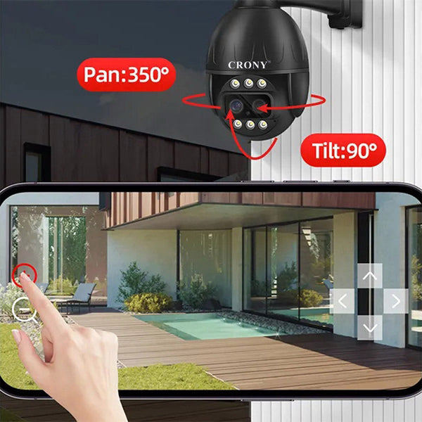 VST-DL26G-3IN1-4MP-10X 4G Camera Dual Lens 4K WiFi/Lan/4G GSM Pan Tilt Zoom Smart Security Camera