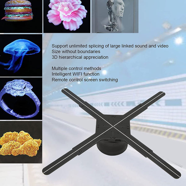 CRONY Hologram Advertising 596 light 50cm with BT+WIFI Fan Screen