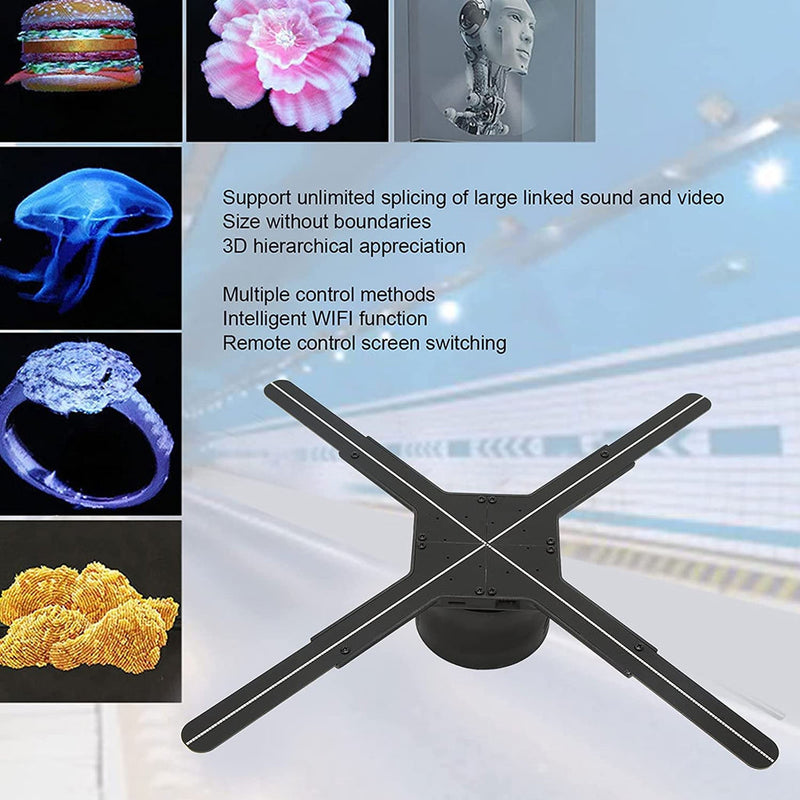 CRONY Hologram Advertising 596 light 50cm with BT+WIFI Fan Screen