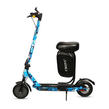 XM M365 APP+SEAT with Suspension is a foldable electric scooter designed for adult urban commuting. Powered by a 350W motor, it delivers speeds between 25–45 km/h with a range of 15–20 km per charge