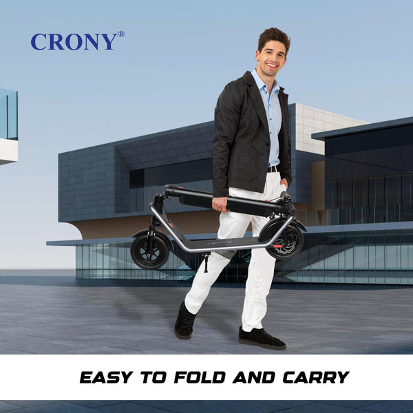 CRONY X11 Max Electric Scooter – Green, 450W Powerful Motor, 36V 13Ah Detachable Battery, 40-60KM Long Range, 40-80KM/H Speed, Front Suspension, LED Display, APP Control, Foldable Design, 1 Year Motor Warranty