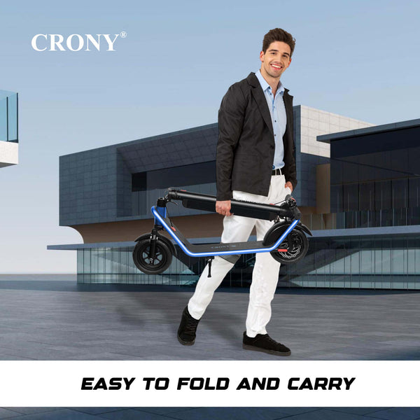 CRONY X11 Max Electric Scooter with 1-Year Scooter Warranty & 3-Month Battery, Controller & Accelerator Warranty, 450W Motor, 36V 13Ah Detachable Battery, 40–60KM/H Speed, Up to 60KM Range, APP Connectivity