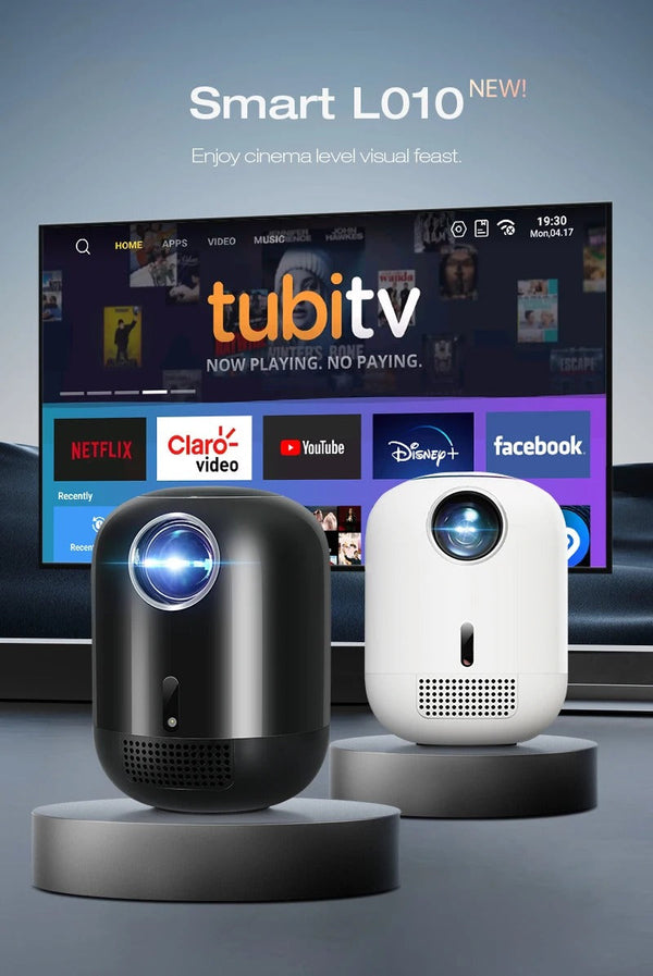 CRONY L010 LCD Smart Projector Android 11 WIFI Mini Portable 4K Full HD 1080p