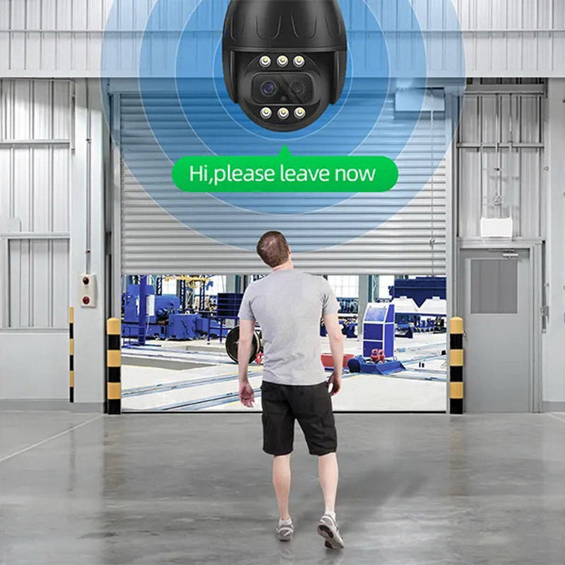 VST-DL26G-3IN1-4MP-10X 4G Camera Dual Lens 4K WiFi/Lan/4G GSM Pan Tilt Zoom Smart Security Camera