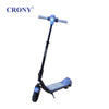 CRONY E68 Electric Scooter for Kids, 110W Motor, 10–16 KM/H Top Speed, 24V 2.5Ah Battery, 5–8 KM Range, 6.5-Inch Tires, Easy Folding, Adjustable Handlebar, LED Headlight & Rear Wheel Light, Bluetooth Speaker, Blue