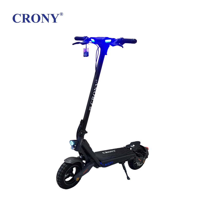 CRONY N07 GT Electric Scooter, 2000W Motor, 48V 18.5Ah Battery, 45–70 km/h, 45–60 km Range, Dual Suspension, 10-Inch Tires, NFC Unlock &amp; App Connectivity