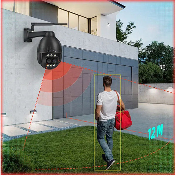 VST-DL26G-3IN1-4MP-10X 4G Camera Dual Lens 4K WiFi/Lan/4G GSM Pan Tilt Zoom Smart Security Camera