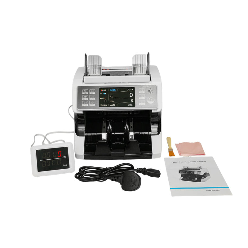 CRONY Banknote Verifiers AL-920 high quality Dual Multi-Currency Value Counter machine Money Counter