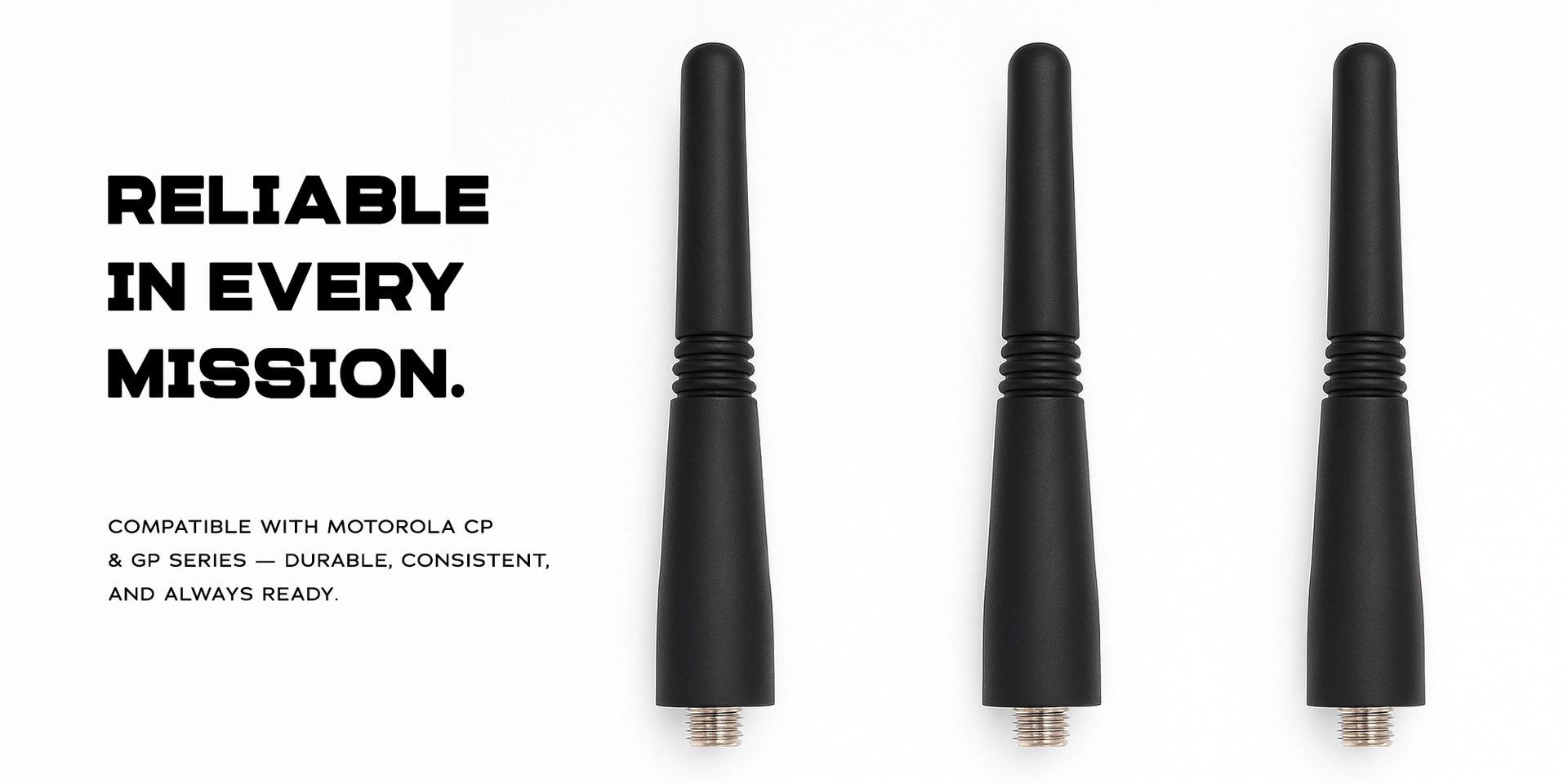 CRONY PT4200 Walkie Talkies antenna UHF 400-470MHz Stubby digital radio Antenna for CP040 CP140 CP150 CP160 - Hero Banner 3