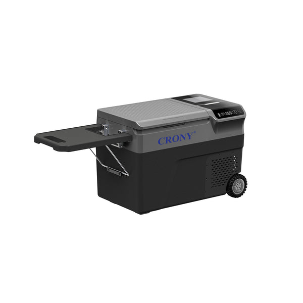 CRONY B35IM Ice Maker refrigerator with wheels Lever 38L Portable Ice Maker &amp Freezer Home &amp Car Use -20°C 7 Bullet Ice LED Control Wheels