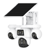CRONY BP19DL V380 PRO 8MP 4G Solar Security Camera, 10X Zoom, 355° PTZ Outdoor CCTV Camera with 8000mAh Battery, AI Human Detection, Motion Tracking, Two-Way Audio, Night Vision, IP65 Waterproof