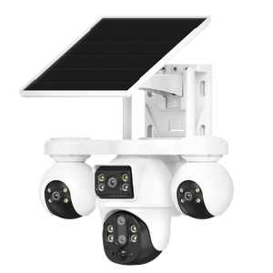 CRONY BP19DL V380 PRO 8MP 4G Solar Security Camera, 10X Zoom, 355° PTZ Outdoor CCTV Camera with 8000mAh Battery, AI Human Detection, Motion Tracking, Two-Way Audio, Night Vision, IP65 Waterproof