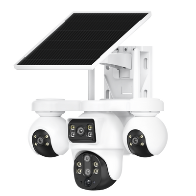 CRONY BP19DL V380 PRO 8MP 4G Solar Security Camera, 10X Zoom, 355° PTZ Outdoor CCTV Camera with 8000mAh Battery, AI Human Detection, Motion Tracking, Two-Way Audio, Night Vision, IP65 Waterproof