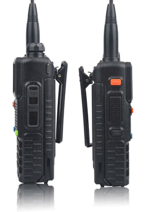 UV-5RH 7W VHF UHF 136-174MHz 220-260MHz 400-520MHz Tri-Bands 999Ch Frequency Search Weather Forecast FM Walkie Talkie