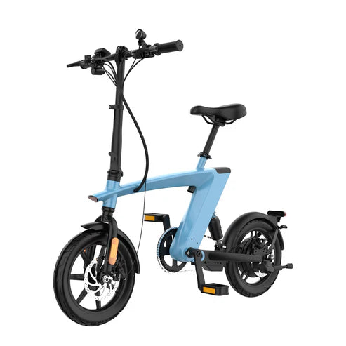 CRONY H1 Electric Bike is a compact and foldable mobility solution designed for daily commuting. Powered by a 250W motor, it reaches speeds of 20–30 km/h and offers a pure electric range of 30–35 km, while pedal assist extends the range up to 60–70 km