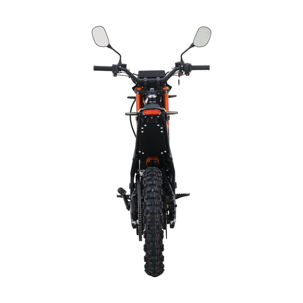CRONY-06 E-Dirt Bike, 6000W Electric Dirt Bike with 85–100 KM/H Top Speed, 72V 27Ah Battery, 55–70 KM Range, Dual Suspension, Front & Rear Disc Brakes, 19"/16" Off-Road Tires, LED Display, Headlight & Rearview Mirror