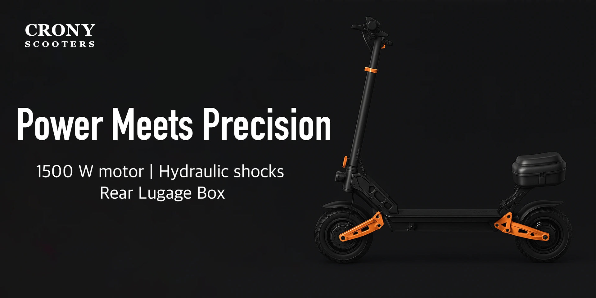 Crony D2 Pro – High Speed Electric Scooter - Hero Banner 1