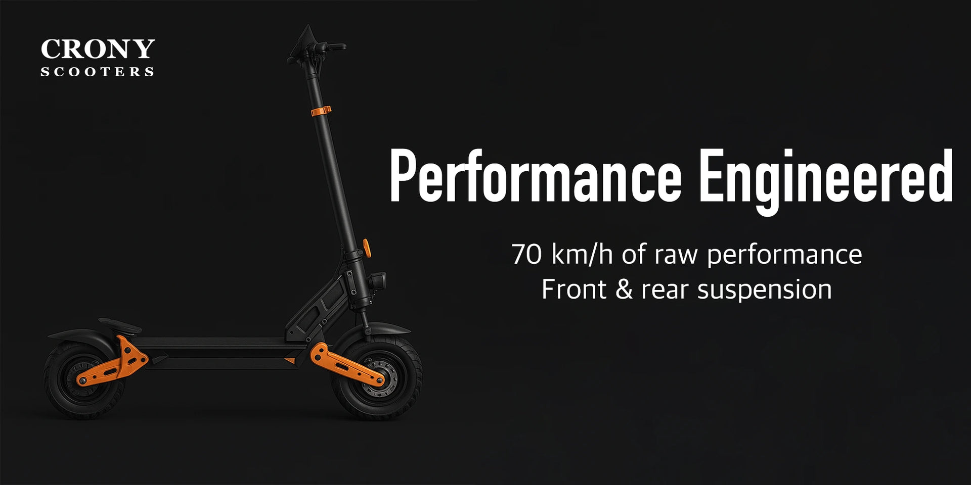 Crony D2 Pro – High Speed Electric Scooter - Hero Banner 2