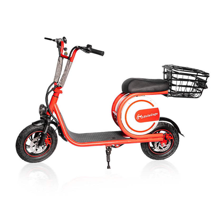 CRONY C2 Electric Scooter 500W Motor 48V/12AH Battery 25-30KM Range Disc Brakes Front/Rear Suspension Bluetooth Speaker bike Electric Motorcycle