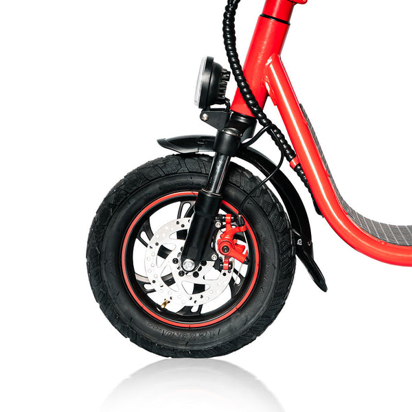 CRONY C2 Electric Scooter 500W Motor 48V/12AH Battery 25-30KM Range Disc Brakes Front/Rear Suspension Bluetooth Speaker bike Electric Motorcycle