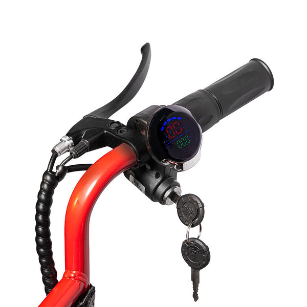 CRONY C2 Electric Scooter 500W Motor 48V/12AH Battery 25-30KM Range Disc Brakes Front/Rear Suspension Bluetooth Speaker bike Electric Motorcycle