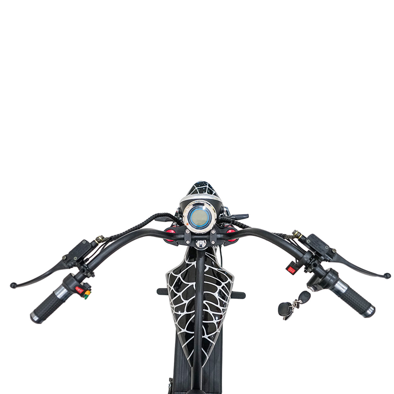 CRONY Small X1 48V15A/1200W Harley Car Electric bicycle Electric Motorcycle Ebike