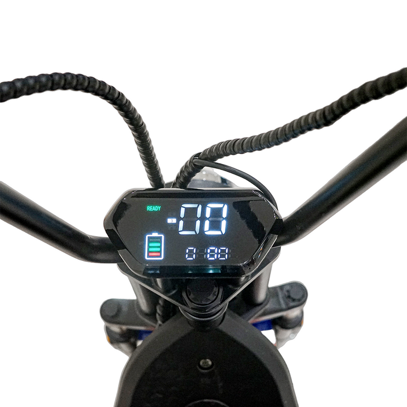 CRONY SS-11W Electric Scooter 1000W Motor 48V/15AH Battery 25-45KM Range Disc Brakes Front/Rear Suspension three wheel scooter with basket Electric Motorcycle