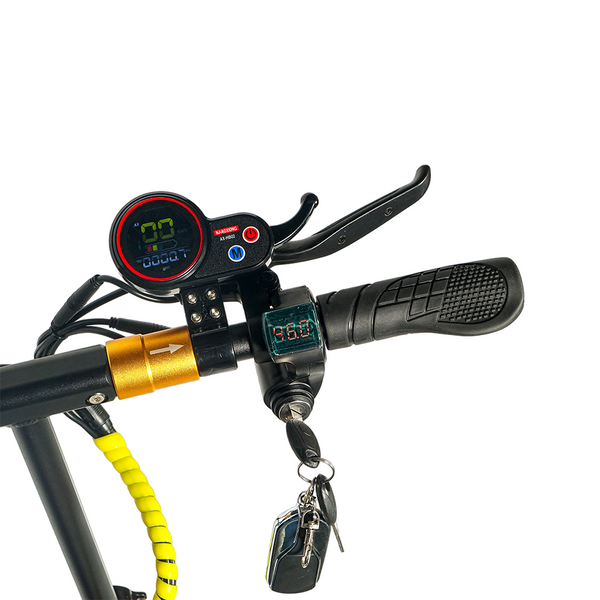 CRONY V10+ LED 1500W Electric Scooter 48V 48KMH Range Front Rear Suspension Disc Brakes Aluminum Alloy Frame App Connectivity Full color LED footpad &amp base light