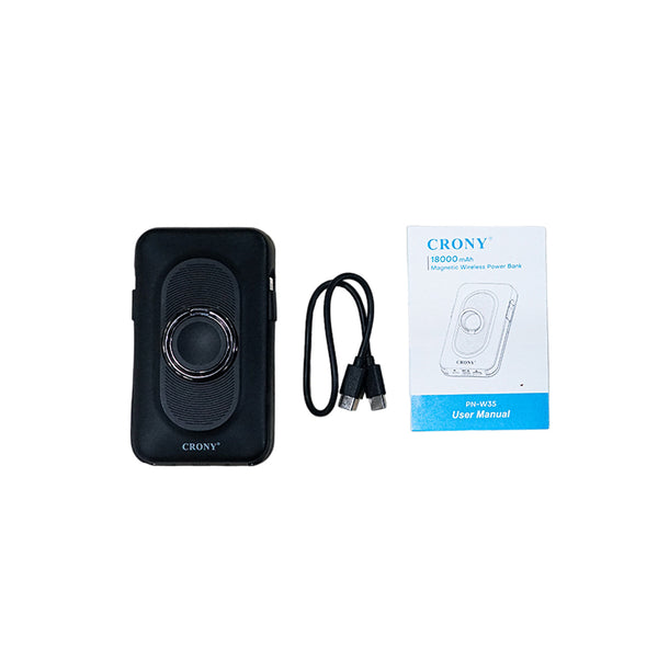 CRONY PN-W35 Magnetic Charger Power Bank Wireless Magnetic Power Bank 18000mAh