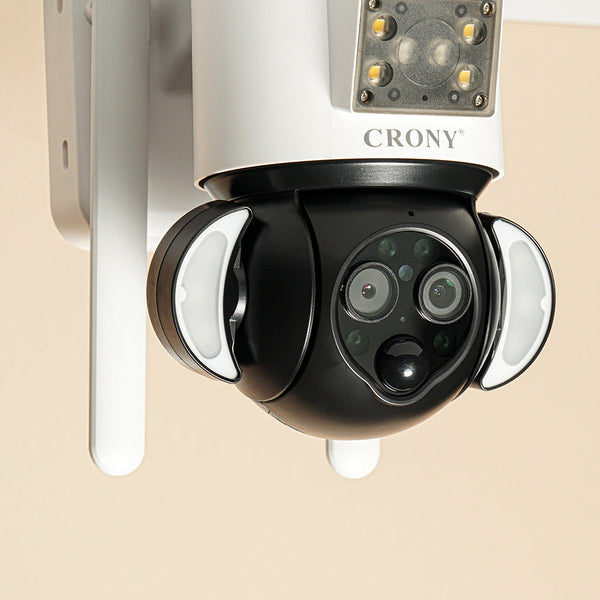 CRONY ST-558-8MP-12X-4G Dual Lens Zoom Solar Battery Camera Solar Camera CCTV Surveillance PIR Outdoor 12X Zoom Dual Lens