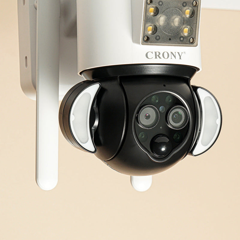 CRONY ST-558-8MP-12X-4G Dual Lens Zoom Solar Battery Camera Solar Camera CCTV Surveillance PIR Outdoor 12X Zoom Dual Lens