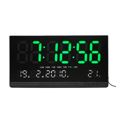 CRONY JH-8025 Led Digital Calender Clock LED perpetual calendar electronic clock