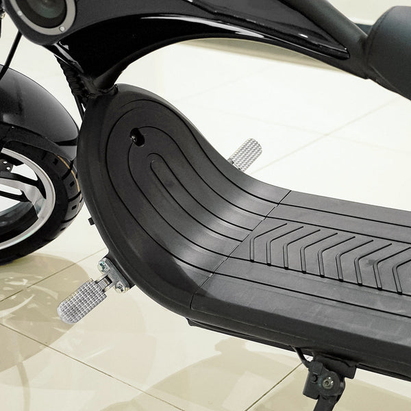 CRONY NEW X1 Harley Electrocar car With BT Speaker 65KM/H Electrocar car Citycoco Fat Tire Electric Motorcycle Black