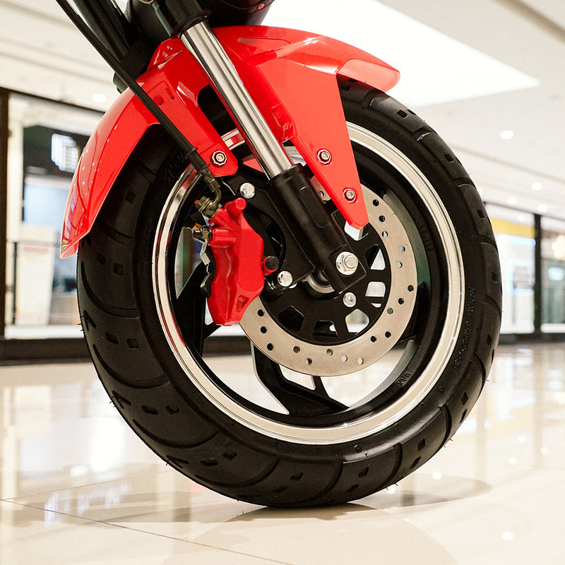 CRONY NEW X1 Harley Electrocar car With BT Speaker Electrocar car Citycoco Fat Tire Electric Motorcycle Red