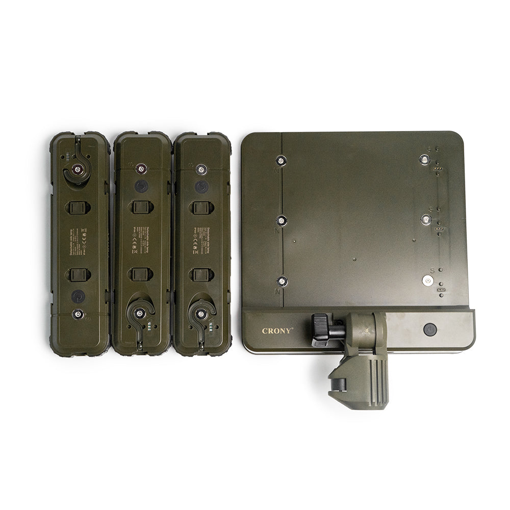 Crony CN-25 High Lumen Solar powered Battery outdoor fishing light Camping LED Light With 3x 5200 mAh Power Bank