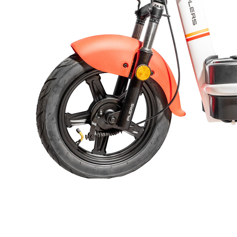 CRONY NEW T6 Electric Scooter 350W Motor 48V/12AH Battery 25-30KM Range Dual Seater Drum Brakes Front/Rear Suspension Electric Motorcycle