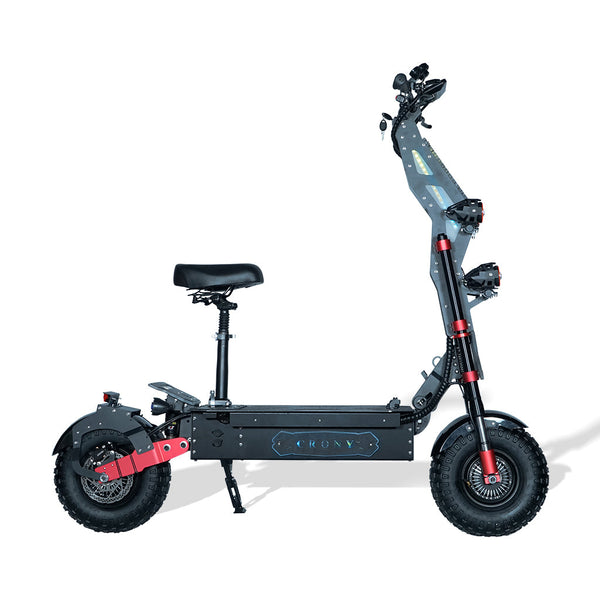 CRONY X7 Electric Scooter 5000Wx2 Motors 72V/50AH Battery 80-190KM Range Disc Brakes Front/Rear Suspension High configuration Dual Motor E-Scooter