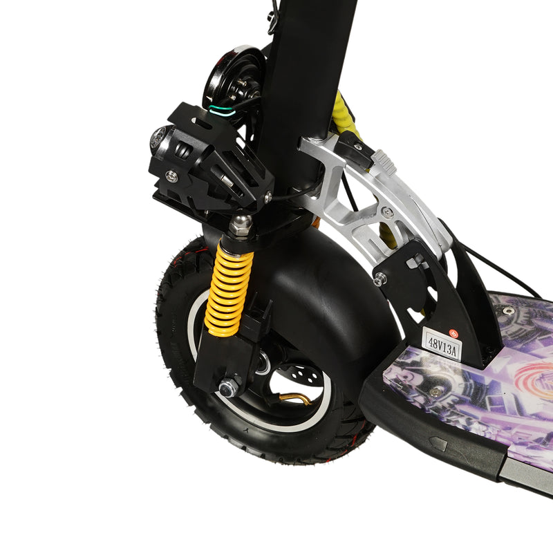 CRONY V10+ LED 1500W 10-inch Wide Tire High Configuration E-Scooter, High-Speed Electric Scooter for Outdoor Roads with Bluetooth Speaker.