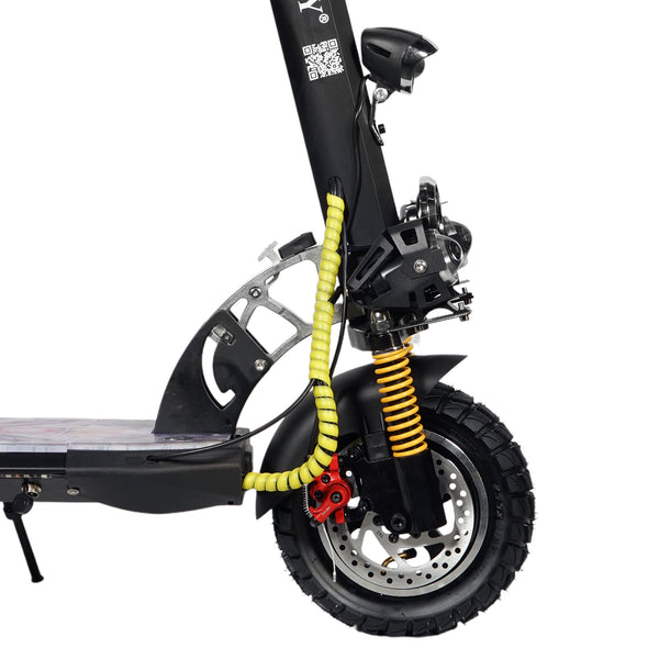 CRONY V10+ LED 1500W 10-inch Wide Tire High Configuration E-Scooter, High-Speed Electric Scooter for Outdoor Roads with Bluetooth Speaker.