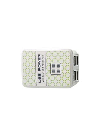 4 Ports USB Wall Charger Quick Charge Travel USB Power Adapter