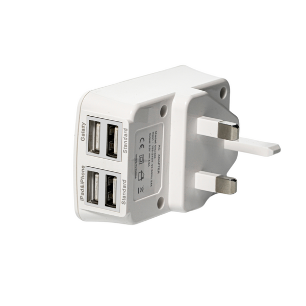 CRONY 4 Ports USB Wall Charger Quick Charge Travel USB Power Adapter