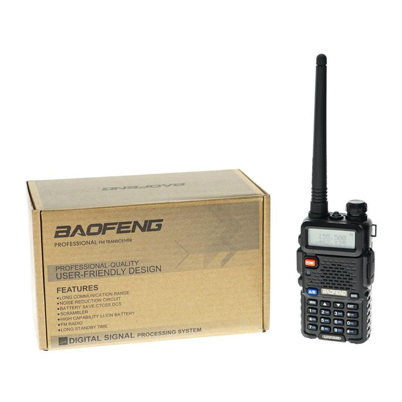 Baofeng 8W BF UV-5R Walkie Talkies 5-8km Portable Dual-frequency Walkie Talkies 1 PCS