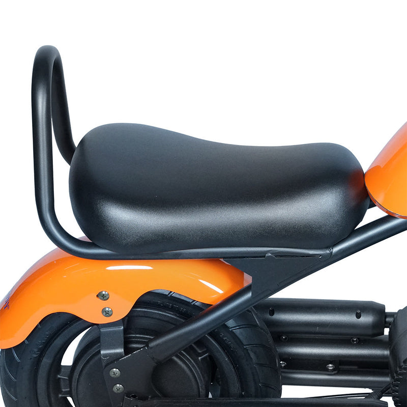 CRONY YY-7S8P Electric Scooter 180W Motor 24V/5.2AH Battery 10-12KM Range Front Suspension Normal Brake LCD Display Harley Motorcycle Electric Motorcycle