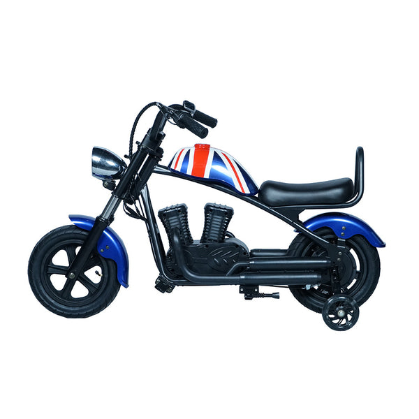 CRONY YY-7S8P Electric Scooter 180W Motor 24V/5.2AH Battery 10-12KM Range Front Suspension Normal Brake LCD Display Harley Motorcycle Electric Motorcycle