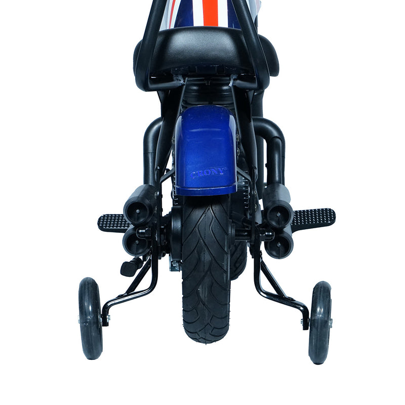 CRONY YY-7S8P Electric Scooter 180W Motor 24V/5.2AH Battery 10-12KM Range Front Suspension Normal Brake LCD Display Harley Motorcycle Electric Motorcycle